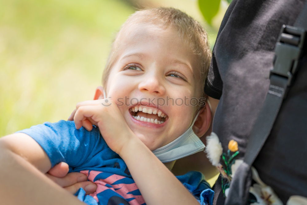 Similar – Image, Stock Photo happy child on a bicycle