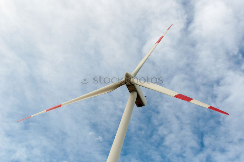 Image, Stock Photo Airspace & Wind Power