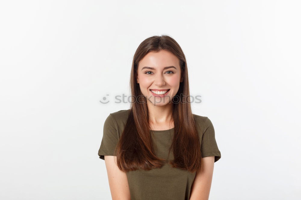 Image, Stock Photo Attractive stylish woman in off the shoulder dress