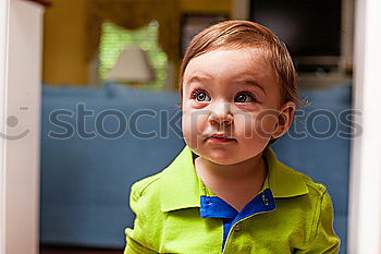 Similar – Funny boy smiling sitting inside a suitcase