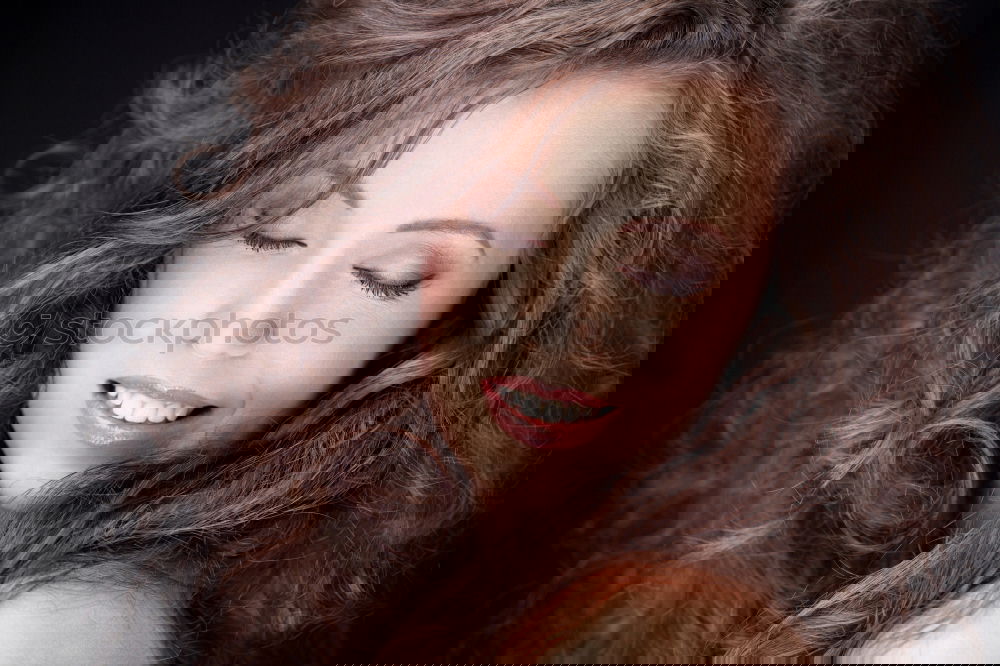 Similar – Image, Stock Photo Portrait of young beautiful dark skinned woman looking at camera
