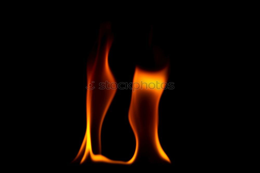 Foto Bild Feuer und Flamme dunkel