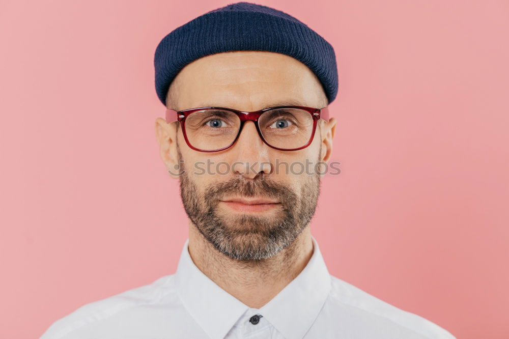 Similar – Image, Stock Photo Adult stylish man in costume near orange wall