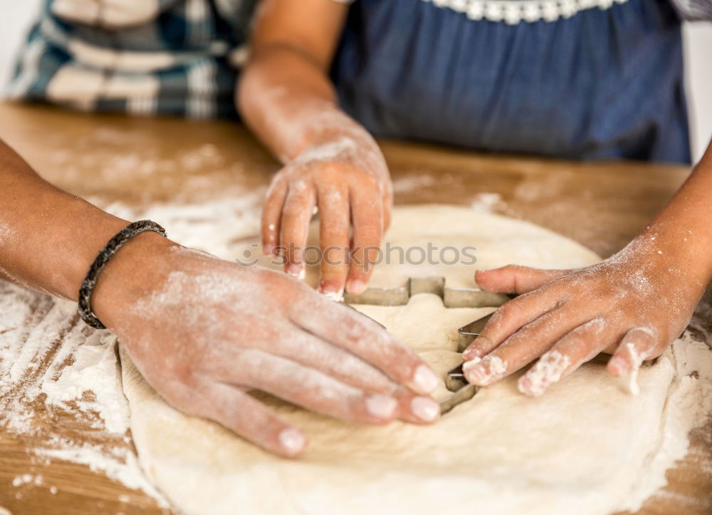 Similar – Image, Stock Photo roll out the dough Food