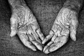 Image, Stock Photo smoke. Grandmother