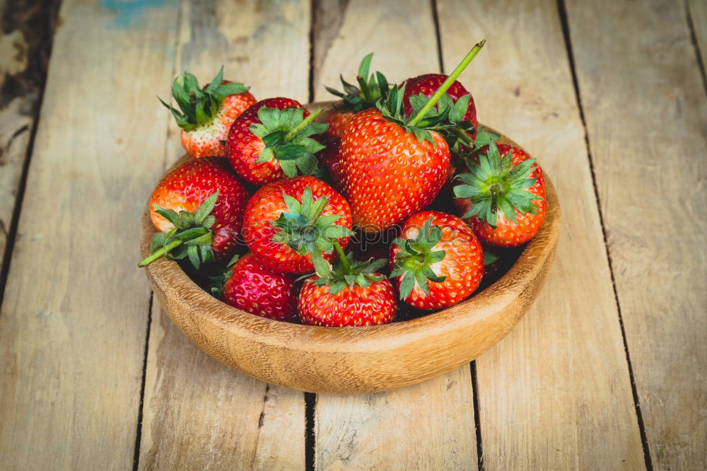 Similar – Image, Stock Photo Asparagus and strawberries