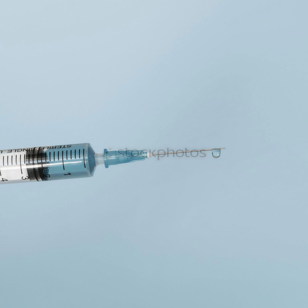 Similar – Medical syringe isolated over white background, injection]