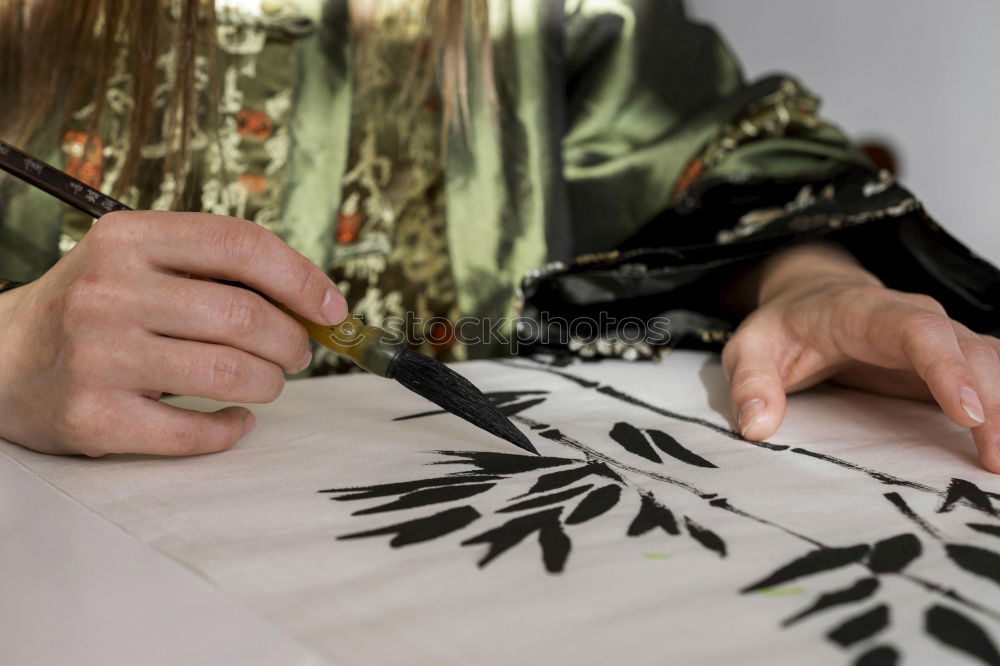 Similar – Image, Stock Photo crazy Handcrafts Woman