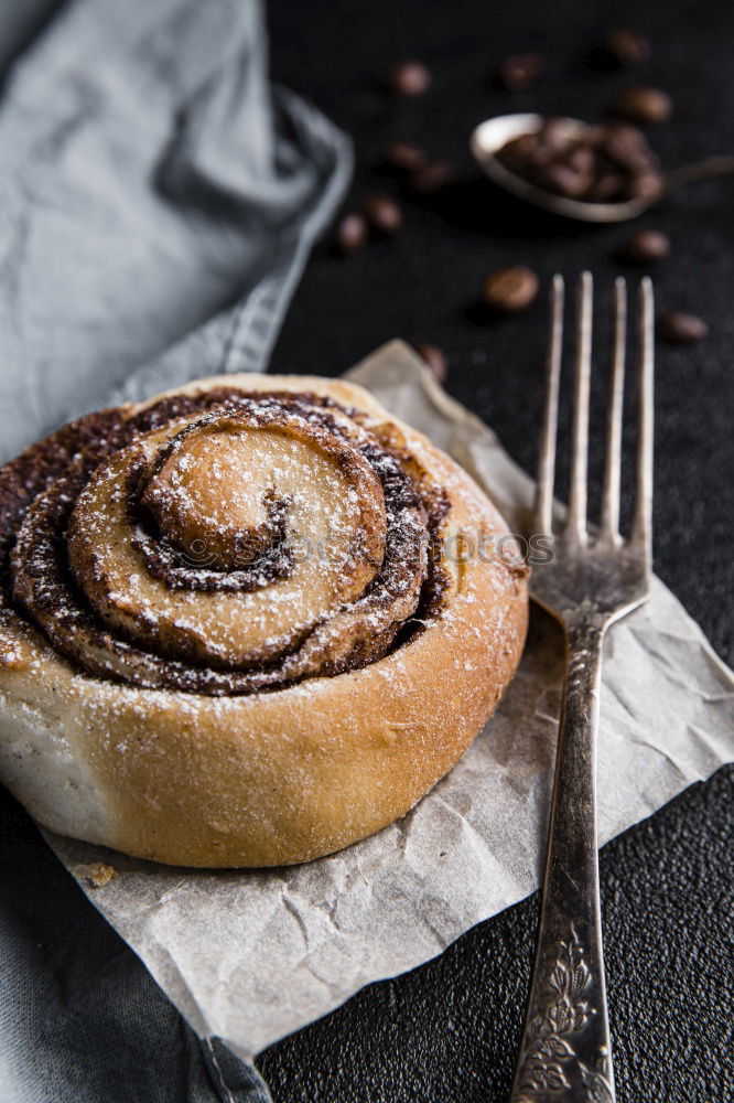 Similar – Image, Stock Photo Cinnamon bun VI Food Grain