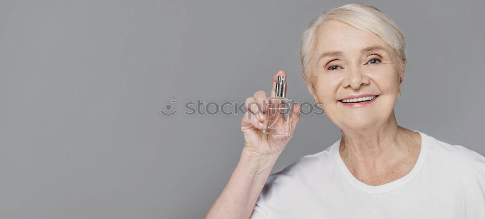 Similar – Image, Stock Photo happy mature woman in her sixties