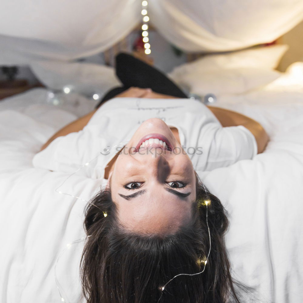 Similar – Image, Stock Photo Woman sleeping with book