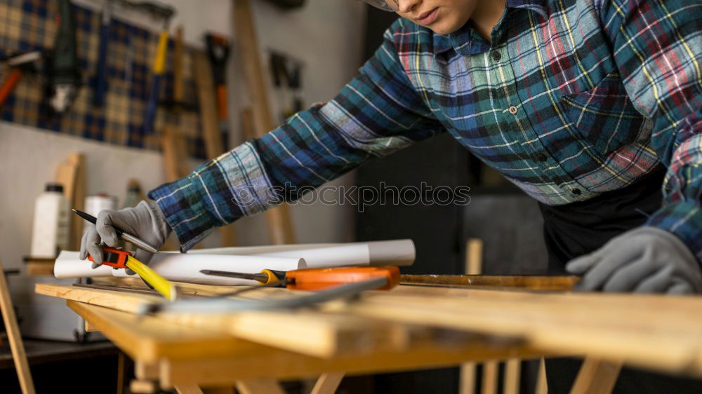 Similar – Image, Stock Photo Artist or engineer? Child