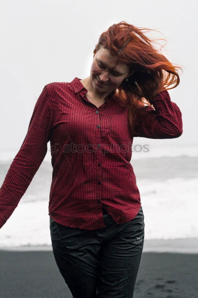 Similar – Image, Stock Photo Tourist woman walking on white street
