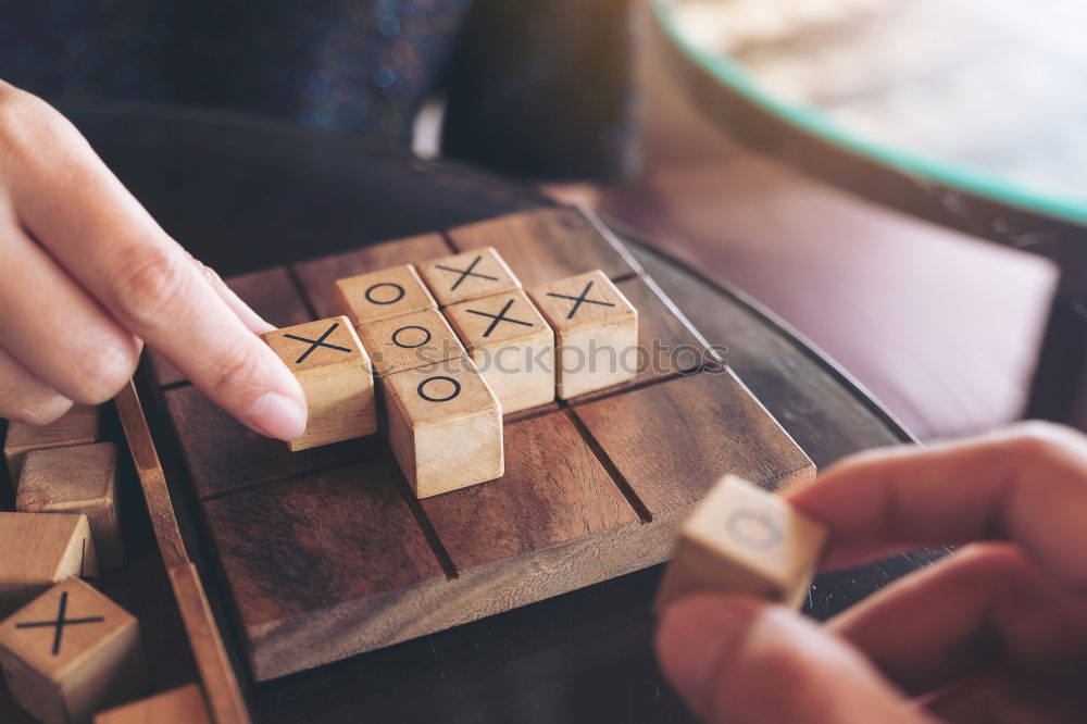 Similar – Image, Stock Photo Toddler with building blocks