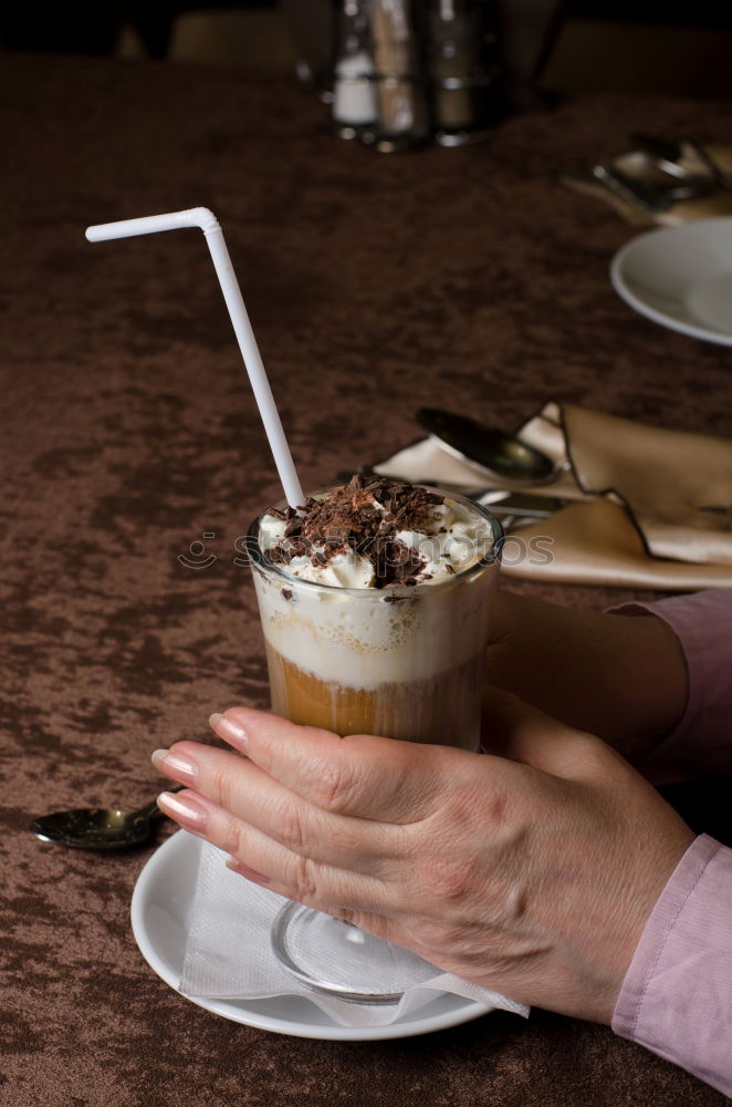 Similar – Image, Stock Photo Unrecognizable women having cocktail