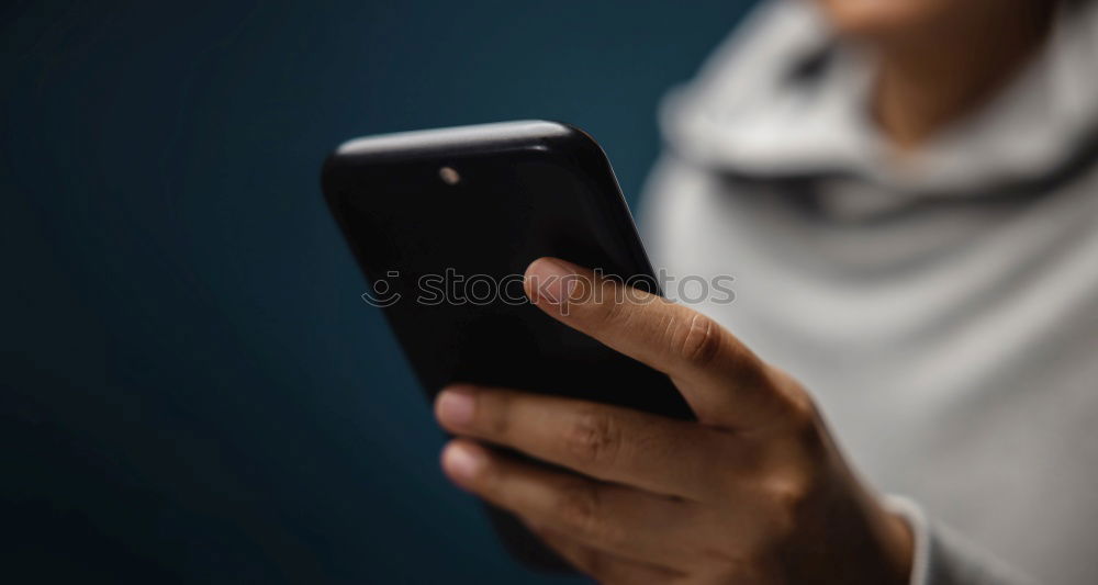 Similar – Image, Stock Photo Hands of a Young woman, Holding a smartphone