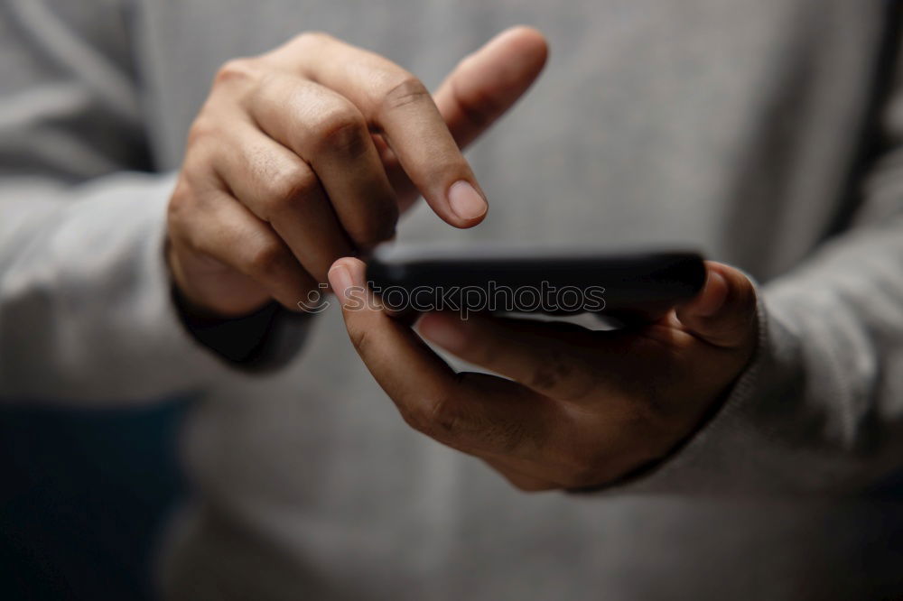 Similar – Image, Stock Photo Hands of a Young woman, Holding a smartphone