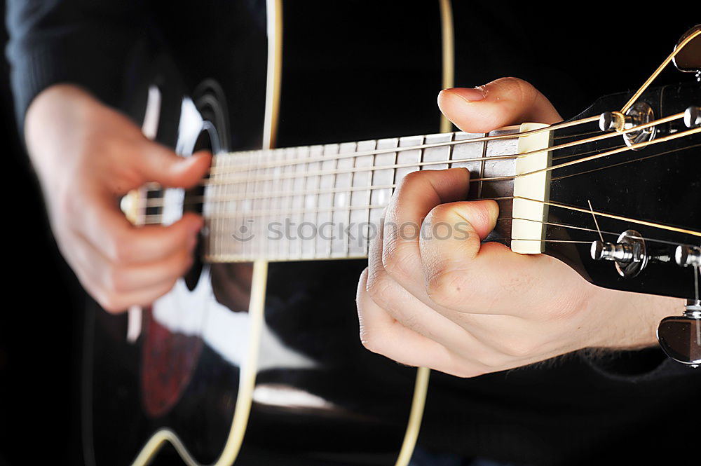 guitar playing Make music