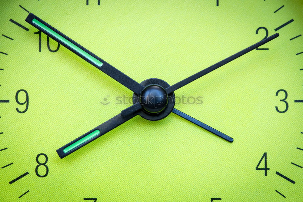 Similar – Image, Stock Photo Close up one alarm clock over green background