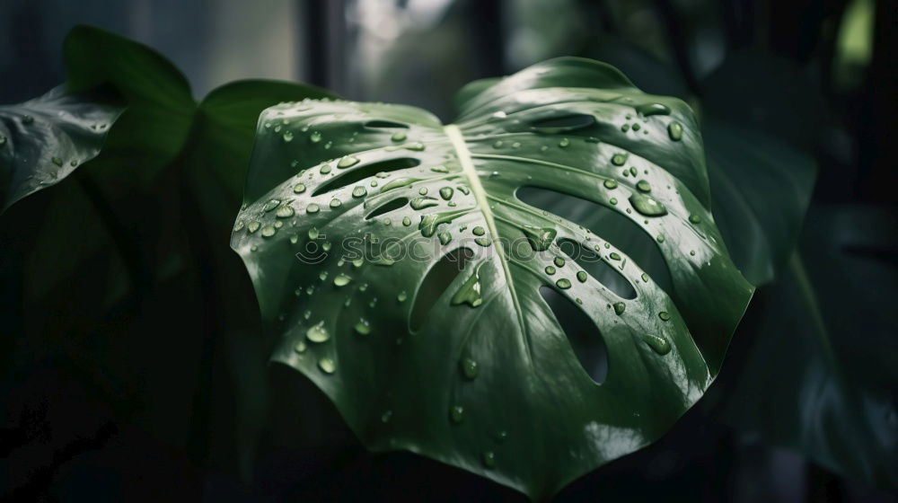 Similar – Image, Stock Photo green plant leaves texture in springtime