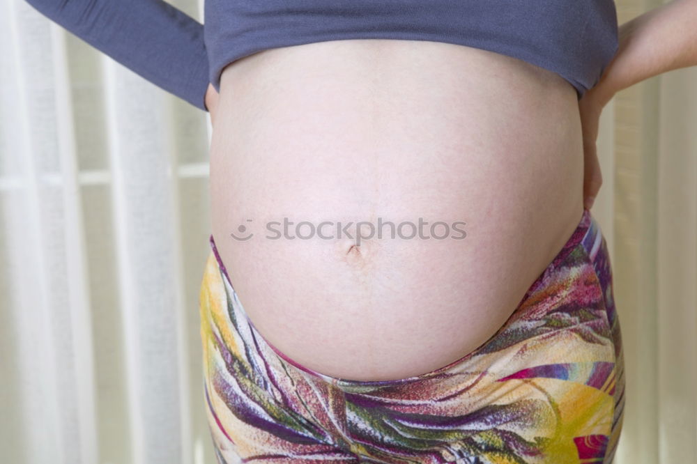 Similar – Image, Stock Photo BABYBAUCH Human being