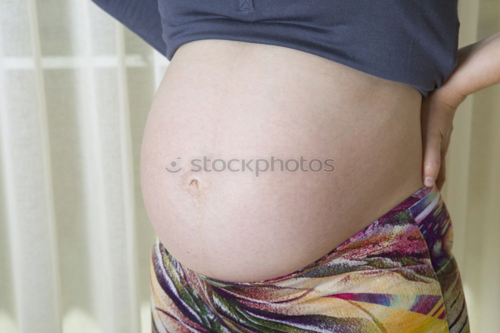 Similar – Image, Stock Photo BABYBAUCH Human being