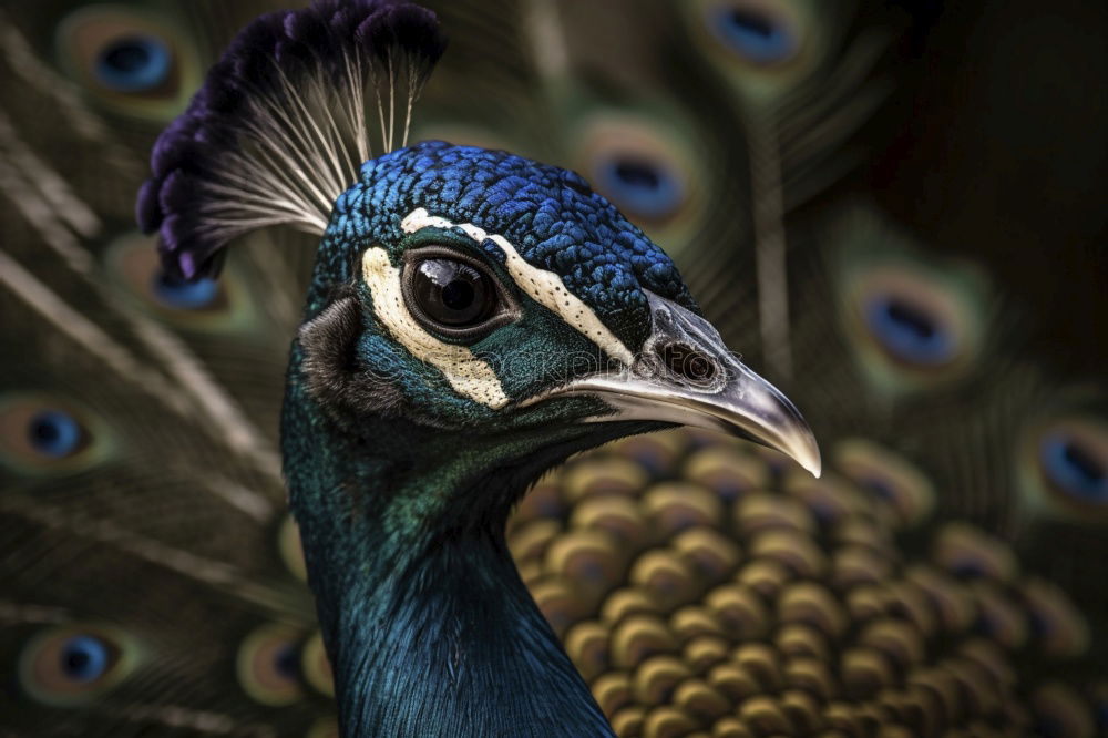 Similar – royal blue Peacock Blue