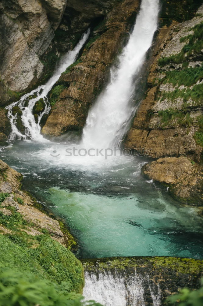 Similar – Image, Stock Photo Ice cold river in the Alps