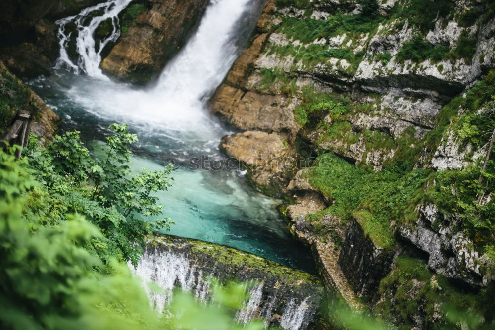 Similar – Image, Stock Photo Ice cold river in the Alps