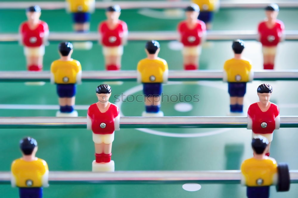 Similar – Table football game sport competition