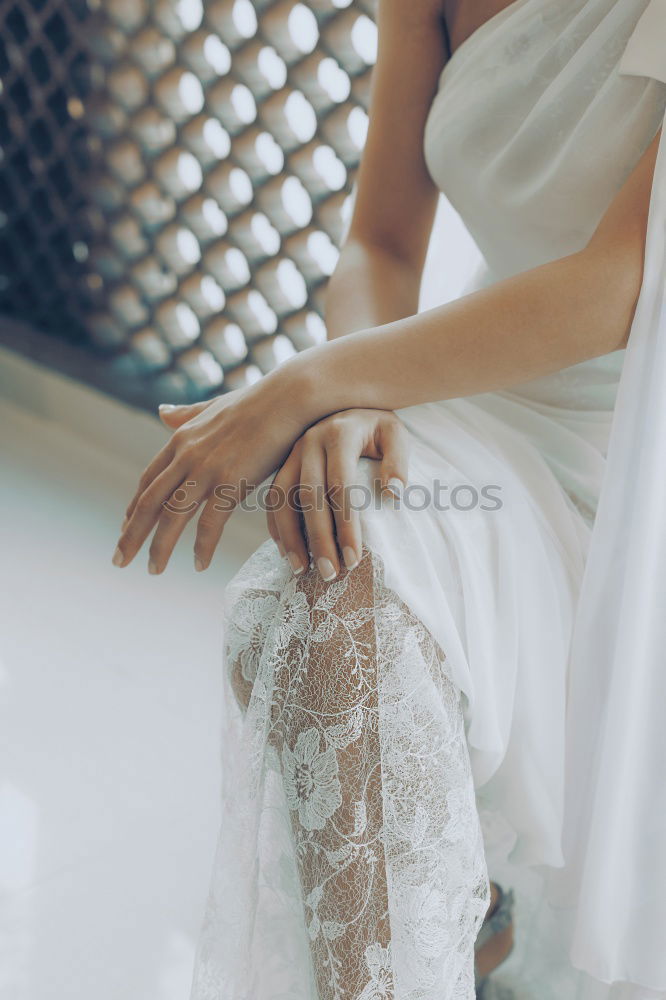 Similar – Image, Stock Photo Young sweet woman posing against a wooden background