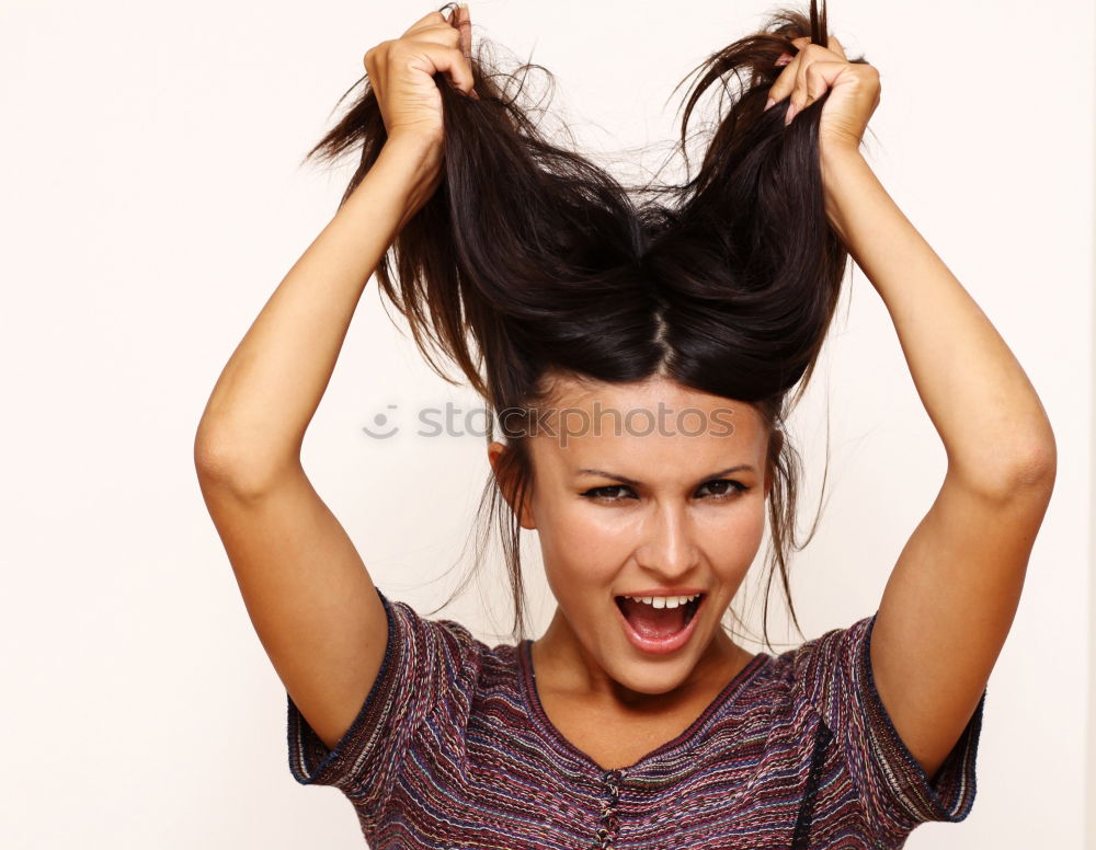 Similar – Image, Stock Photo young cheerful woman lying down on the grass