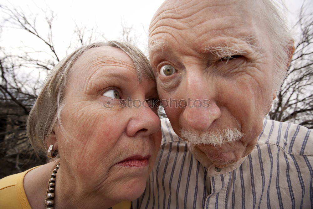 Crazy man and woman