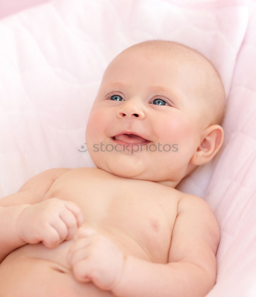 Similar – Baby girl smiling at the camera