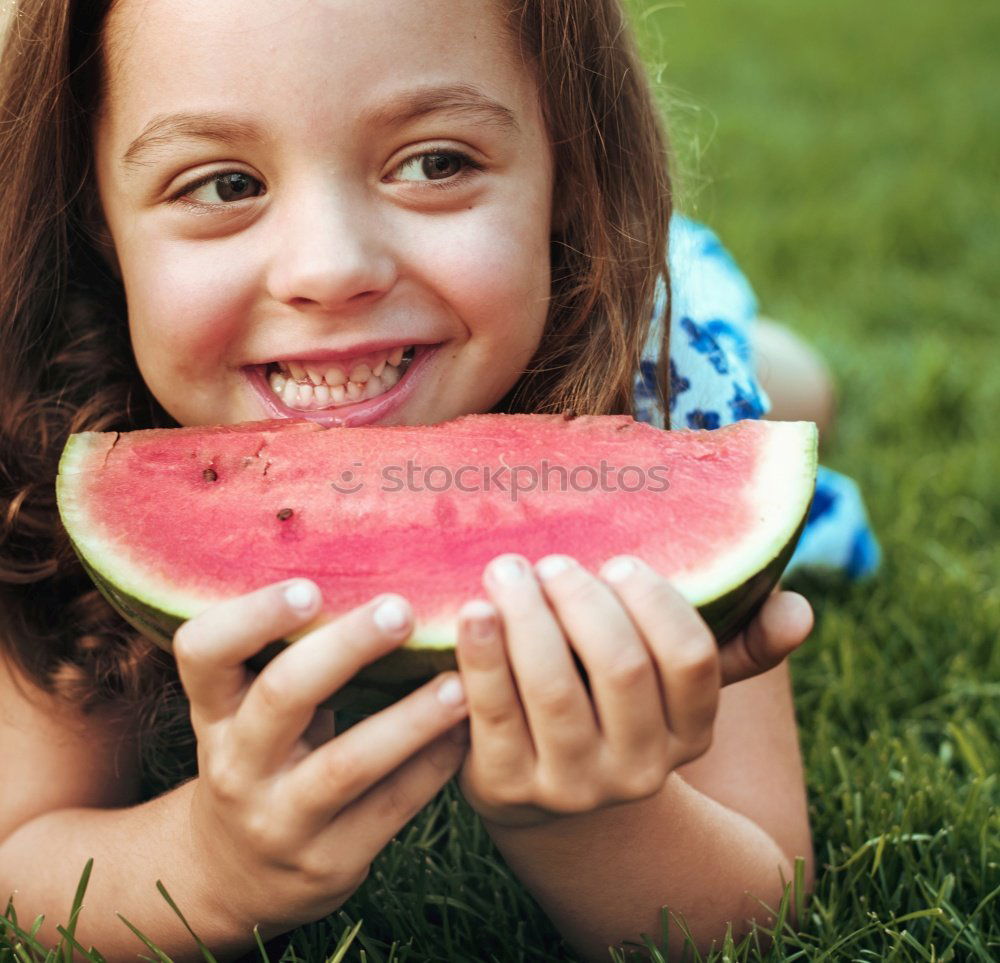 Similar – Image, Stock Photo A heart and a melon Part II