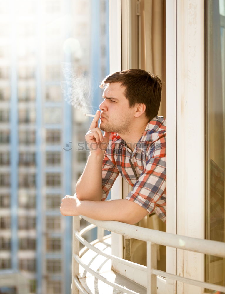 Image, Stock Photo wanderlust on balconies