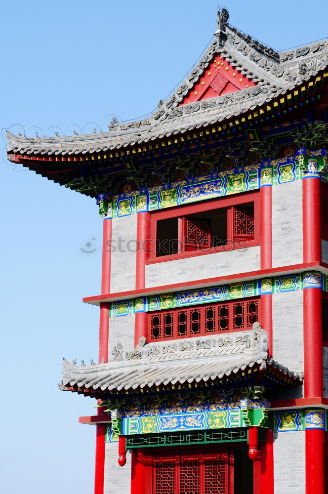 Similar – Image, Stock Photo High tower of asian temple