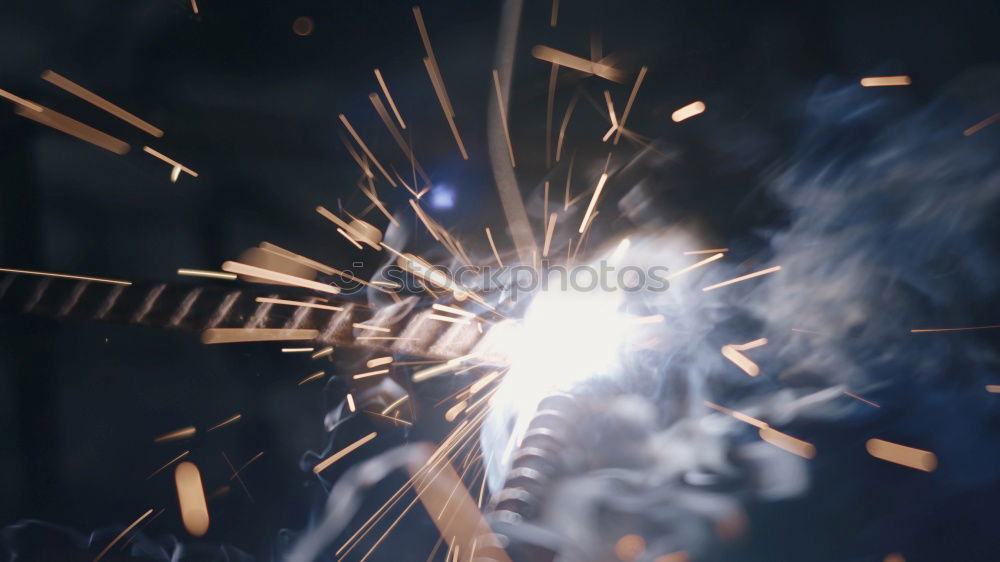 Similar – Image, Stock Photo Craftsman with mask weld steel.