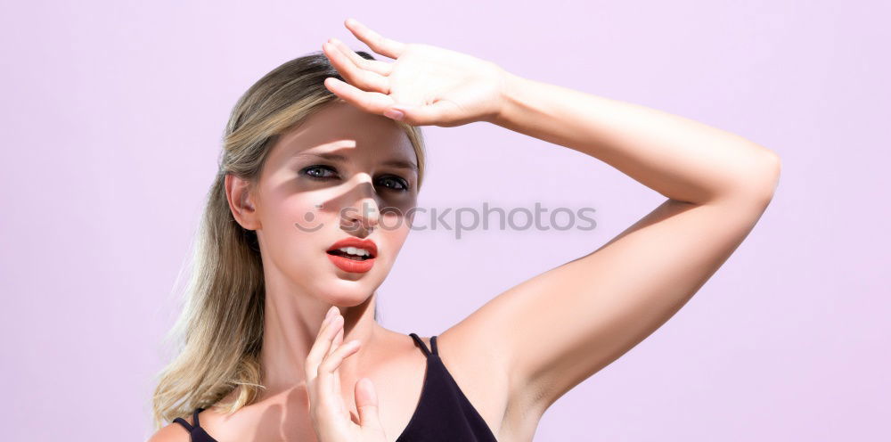 Similar – Young woman dancing in studio