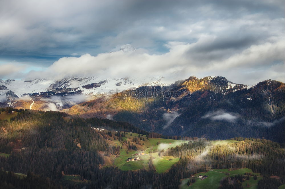 Similar – Image, Stock Photo Panorama of snowy Tatra mountains in spring, south Poland