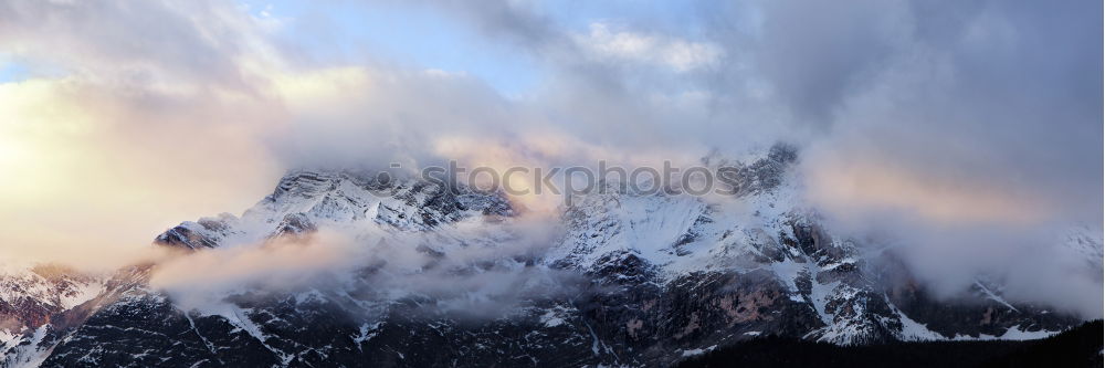 Similar – Image, Stock Photo Mountain view ….. | Karwendel [6]