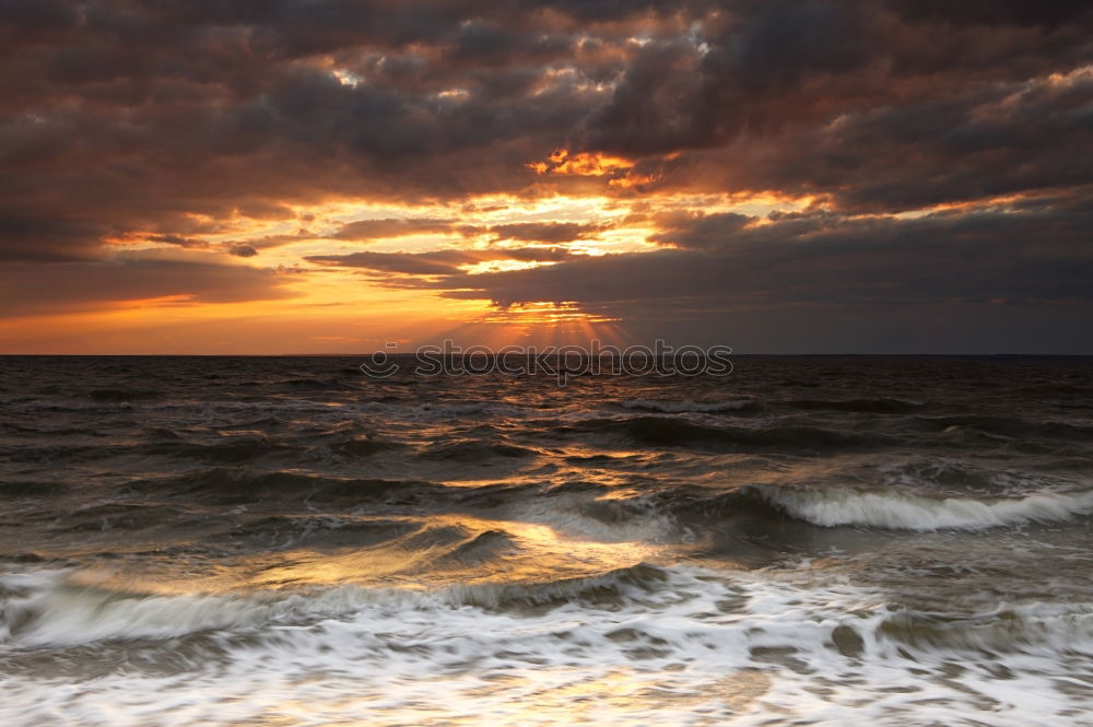 Similar – Orange Sea. Environment