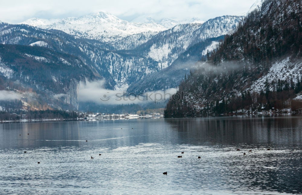 Similar – Image, Stock Photo rear lake Tourism Winter