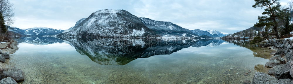 Similar – Image, Stock Photo Autumn atmosphere at Pragser Wildsee, Dolomites, South Tyrol