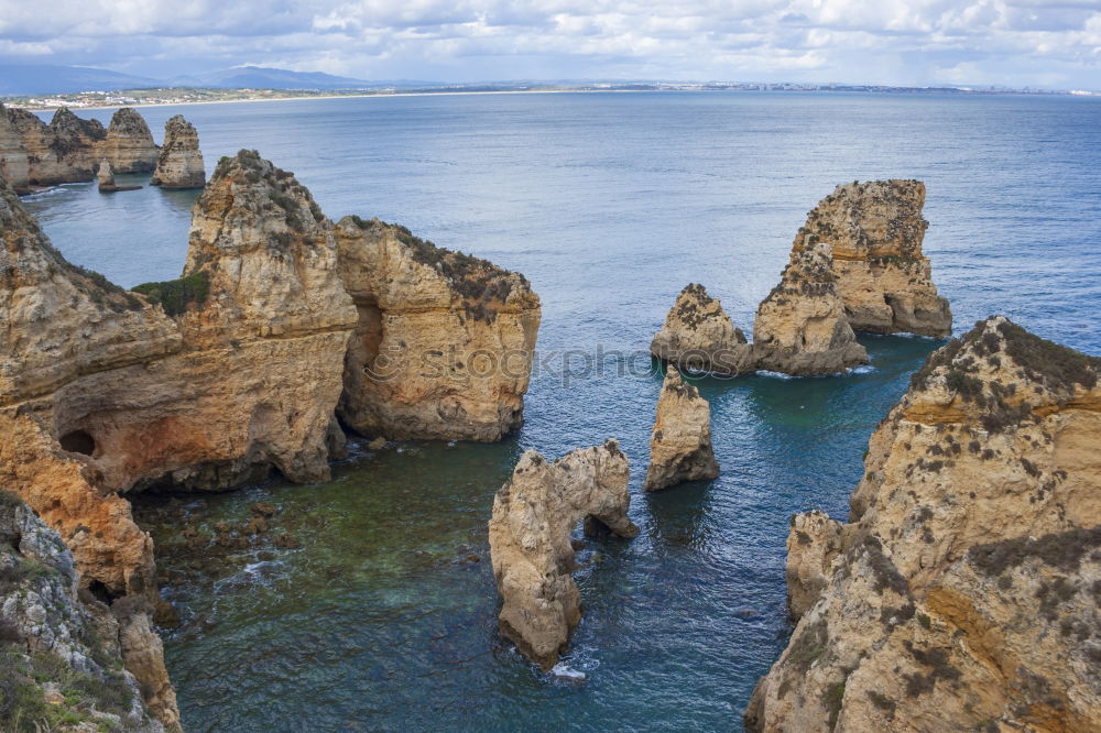 Similar – Algarve coast south Portugal