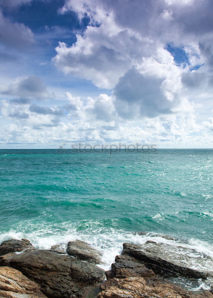 Similar – Image, Stock Photo Beautiful Seascape, Cliffs And Ocean In Algarve, Portugal