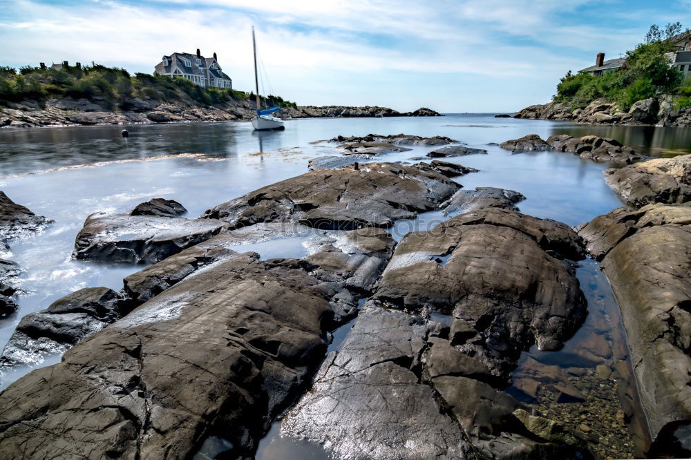 Similar – Image, Stock Photo St. Peters, Cape Breton, lighthouse [2]