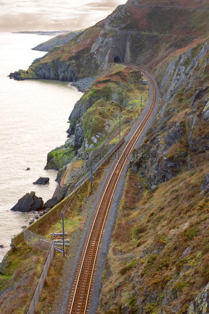 Similar – Small road on hill at seaside