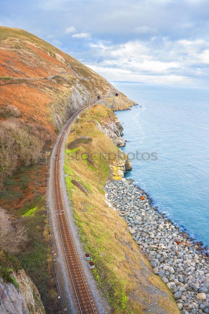 Similar – Small road on hill at seaside