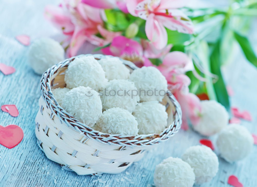 Similar – Heart-shaped Berlin doughnuts